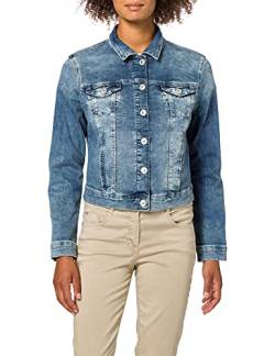 Mavi Damen Charlize Jeansjacke, Blau (True Blue Sporty 22585), Small von Mavi