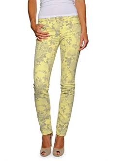 Mavi Damen Jeans Hose Sophie Yellow Uptown Flower Strechdenim Skinny 1070414761 W30/L30 von Mavi