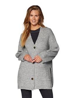 Mavi Damen Pocket Cardigan Strickjacke, mid Grey Melange, L/ von Mavi