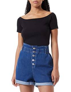 Mavi Damen Taylor Shorts, Mid Blue Denim, 29W Kurz EU von Mavi