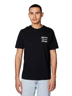 Mavi Herren Bring Your Game Printed Tee T-Shirt, schwarz, L von Mavi