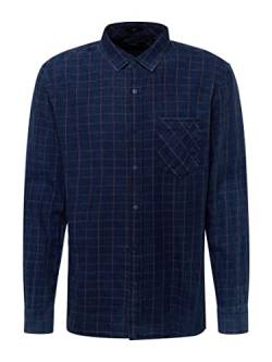 Mavi Herren Check Shirt Hemd, blau, L von Mavi