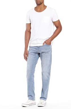 Mavi Herren Jake Regular Rise Tapered Slim Fit Jeans - Blau - 42W / 34L von Mavi