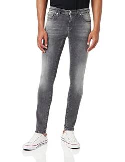 Mavi Herren James Skinny Jeans, per Pack Grau (Dark Grey Ultra Move 27591), W32/L34 (Herstellergröße: 32/34) von Mavi