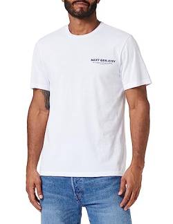 Mavi Herren Printed Tee Tshirt, weiß, M von Mavi