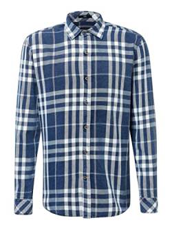 Mavi Herren Shirt Hemd, Indigo Check, S von Mavi