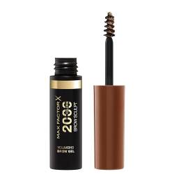 Max Factor 2000 Calorie Volumising Brow Sculpt Gel, Long-Lating, Plumped & Fuller-Looking Brows, Waterproof, Smudge-Proof, Shapes & Intensifies, 003 Brown, 4.5 ml von Max Factor