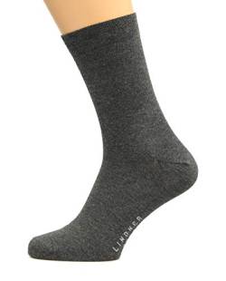 Max Lindner 5 Paar Businesssocken Damen und Herren (42-44, grau) von Max Lindner