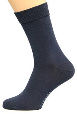 Max Lindner 5 Paar Diabetikersocken (Socken ohne Gummi) 95% Baumwolle 5% Elasthan (45-47, blau) von Max Lindner