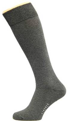 Max Lindner 5 Paar Hochwertige Kniestrümpfe Socken Qualität seit 1921 (45-47, grau) von Max Lindner