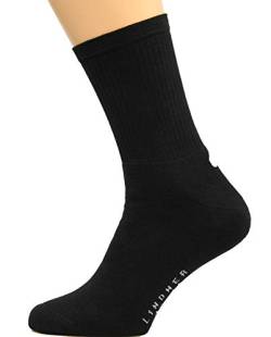 Max Lindner 5 Paar Sportsocken (45-47, schwarz) von Max Lindner