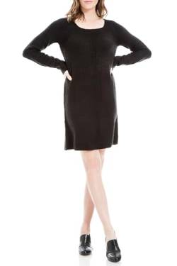 Max Studio Damen Pulloverkleid, schwarz, Mittel von Max Studio