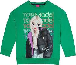 Max und Mia Top Model Sweatshirt mit Candy 75074 Verde Gr. 140 von Max und Mia