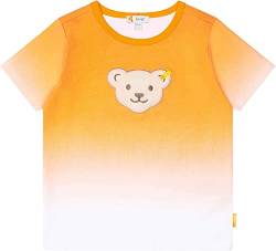 Steiff Jungen Kurzarm T- Shirt mit Quietsche Bär Squeezer (122, Nectarine - Verlaufend) von Max und Mia