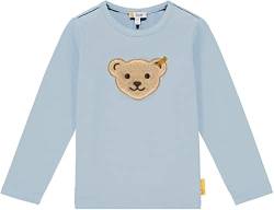 Steiff Kinder Langarmshirt mit Quietsche Bär Squeezer (Chambray Blue, 116) von Max und Mia