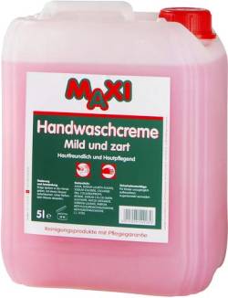 MAXI Handwaschcreme, Mild und zart, parfümiert, rosé (5 l) von Maxi