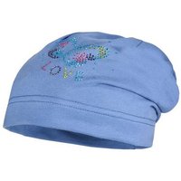 MAXIMO Beanie KIDS GIRL-Beanie, 'butterfly' Strass Baumwolljerse von Maximo