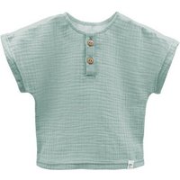 MAXIMO T-Shirt GOTS BABY BOY-Hemd kurzer Arm Musselinstoff Mussel Made in Germany von Maximo