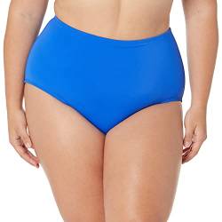 Maxine Of Hollywood Damen Solid Separate Full Swimsuit Bottom Bikini-Unterteile, Blau, 40 von Maxine Of Hollywood