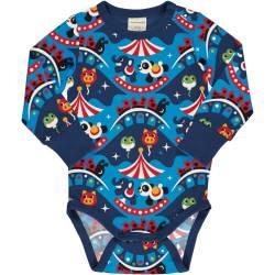 Maxomorra Baby Body FAIRGROUND (62-68, Langarm) von Maxomorra