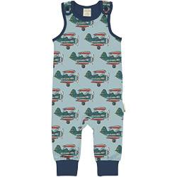 Maxomorra Jungen Strampler Overall mit Flugzeugen Playsuit Airplane (74/80) von Maxomorra