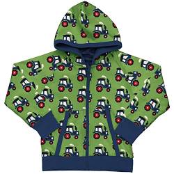 Maxomorra Kinder Kapuzenjacke Traktoren Wendejacke Cardigan Reversible Tractor (134-140) von Maxomorra