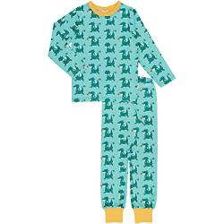 Maxomorra Kinder Schlafanzug mit Drachen Pyjama Tales Dragon Gr. 122/128 von Maxomorra