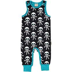 Maxomorra Strampler Overall mit Skeletten Halloween Collection Playsuit SKELETON (110-116) von Maxomorra