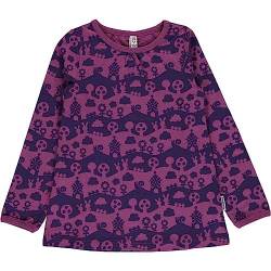 Maxomorra Top A-Line LS Purple Landscape, 122/128 von Maxomorra