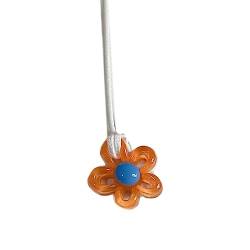 Maxtonser Mehrfarbige Blumen-Anhänger-Halskette für Frauen und Mädchen, trendige Schlüsselbeinkette, Halsreif, Urlaub, Party, Schmuck, Accessoire, Geschenk, Halskette mit Anhänger von Maxtonser