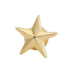 Maxtonser Metal Five-pointed Star Badge Lapel Pins Pentagram Brooch Collar Shoulder Pins for Women Men Jewelry Costume Decorations,Fashion Brooch von Maxtonser