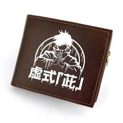Jujutsu Kaisen Geldbörse Anime PU-Leder Cartoon Brieftasche Herren Brieftasche Kreditkarteninhaber, Kinder Studenten Kurz Faltbare Brieftasche (A) von MayDee
