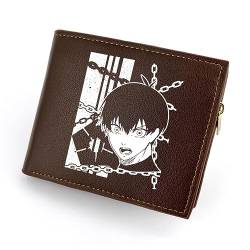 MayDee Blue Lock Kartentasche Anime Herren PU-Leder Geldbörse Für Kinder Und Studenten Kurze Faltbare Kreditkarte Brieftasche (D) von MayDee
