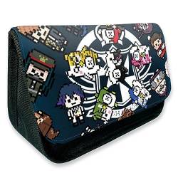 MayDee Danganronpa Anime Peripherie Zipper Flap Federtasche, Full Colour gedruckt Federmäppchen Schulbedarf (C) von MayDee