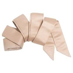 Maya Deluxe Women's Womens Ladies Satin Sash Waist Tie Ribbon Bow Accessory for Bridesmaids Bridal Wedding Prom Evening Occasion Belt, Taupe Blush, L-XL von Maya Deluxe