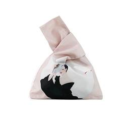 Wasserdichte Fashion Art japanisches Kimono-Muster Handgelenktasche Tote Handtasche Knoten Tasche Geldbörse Tragbare Geldbörse für Frauen (Schönheit) von Maya Star