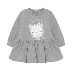 Mayoral Baby Mädchen Sweatkleid Langarm Winterkleid, Größe:80, Farbe:grau meliert von Mayoral