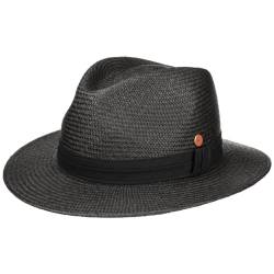 Mayser Gero Panamahut Panamastrohhut Sommerhut Sonnenhut Strohhut Damen/Herren - Made in The EU Frühling-Sommer - 61 cm schwarz von Mayser