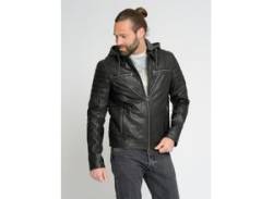 Bikerjacke MAZE "42021310" Gr. M, schwarz (black) Herren Jacken Übergangsjacken von Maze