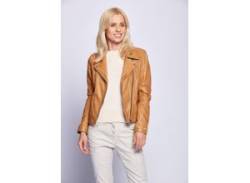 Lederjacke MAZE "173Indiana" Gr. L, braun (cognac) Damen Jacken Lederjacken von Maze