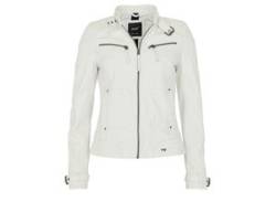 Lederjacke MAZE "31Ryana" Gr. XXL, weiß (white) Damen Jacken Lederjacken von Maze