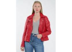 Lederjacke MAZE "4202129" Gr. S, rot (chili) Damen Jacken Lederjacken von Maze