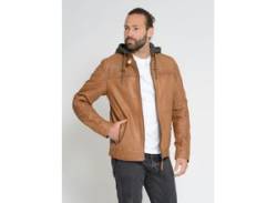 Lederjacke MAZE "42021309" Gr. M, braun (cognac) Herren Jacken Übergangsjacken von Maze