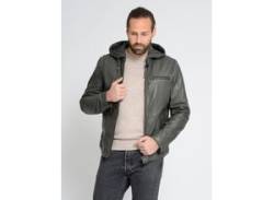 Lederjacke MAZE "42021311" Gr. XL, grau (grey) Herren Jacken Übergangsjacken von Maze