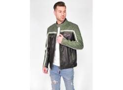 Lederjacke MAZE "4202191" Gr. XXL, schwarz (black, green) Herren Jacken Übergangsjacken von Maze