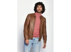 Lederjacke MAZE "71Jack" Gr. 4XL, braun (hazelbrown) Herren Jacken Übergangsjacken von Maze