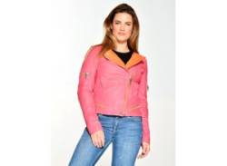 Lederjacke MAZE "Diamond" Gr. S, pink Damen Jacken Lederjacken von Maze