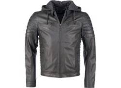 Lederjacke MAZE "Lederjacke" Gr. L, grau (grey) Herren Jacken Übergangsjacken von Maze