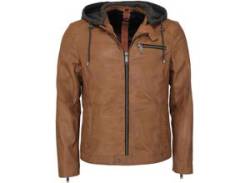 Lederjacke MAZE "Lederjacke" Gr. M, braun (cognac) Herren Jacken Übergangsjacken von Maze