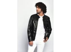 Lederjacke MAZE "Puckham" Gr. 3XL, schwarz (black) Herren Jacken Übergangsjacken von Maze